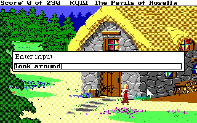 King's Quest IV User Interface Screenshot